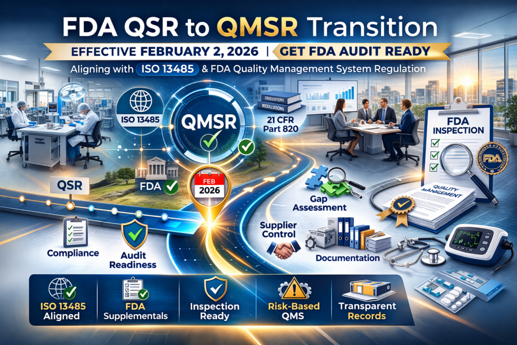 FDA QSR to QMSR Transition Took Effect 02022026